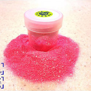 UV Glitter Pink 0,2 mm (Heat-resistant)