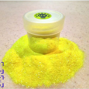 UV Glitter Yellow 0,2 mm (Heat-resistant)