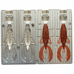 Aluminum Mold C650 2 Cavity 4.33" inch / 110 mm Separate